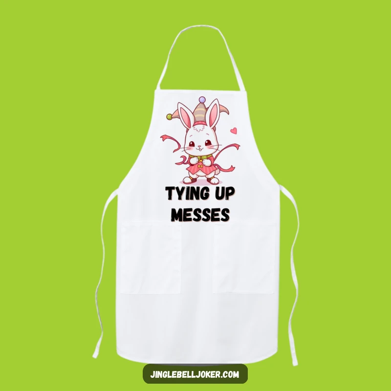 Funny Jester Bunny Apron: Cook with Cute & Comical Flair Gift