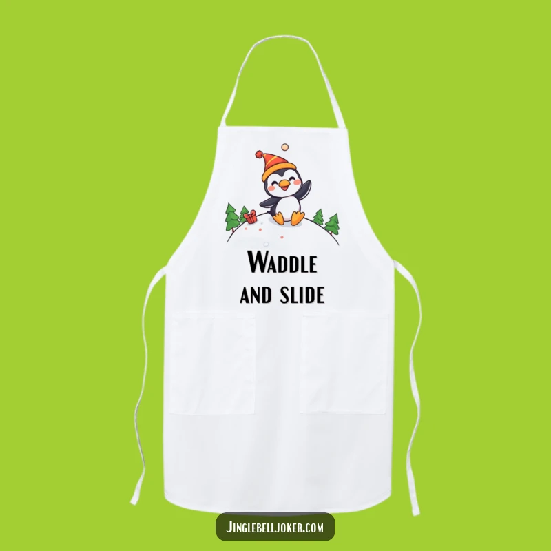 Funny Penguin Jester Apron - Cook Up Laughs in the Kitchen