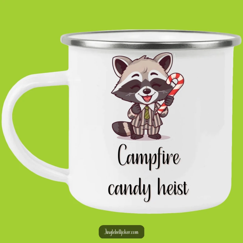Funny Raccoon Camp Mug: Hilarious Holiday Brew Companion with Style