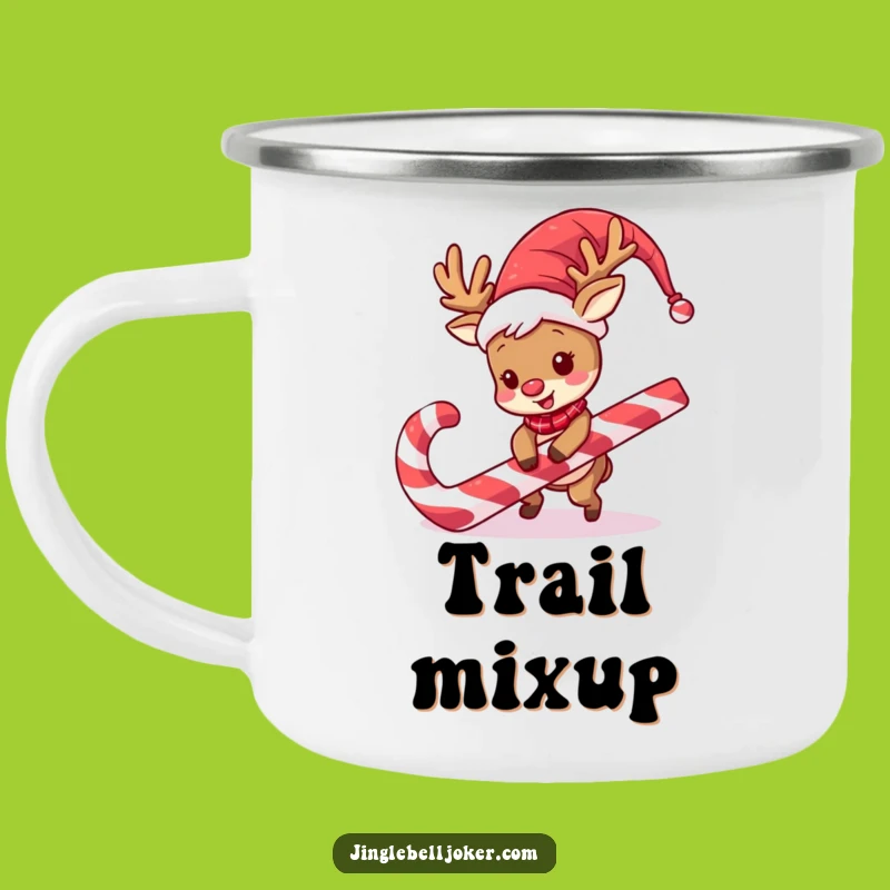 Funny Reindeer Jester Camping Mug: Adventure with a Side of Laughs Gift