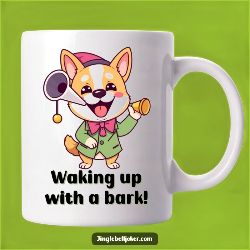 Funny Joker Dog Mug: Joyful Barking Blowhard, Perfect Funny Gift for Dog Lovers!