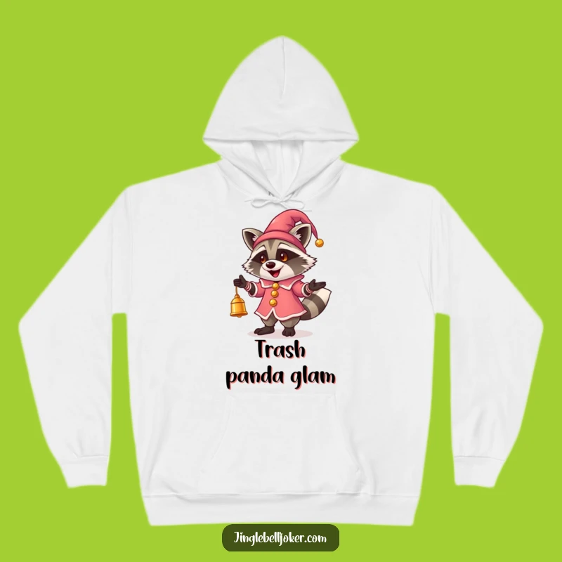 Funny Jester Raccoon Hoodie: Cozy Up with Playful Charm Gift