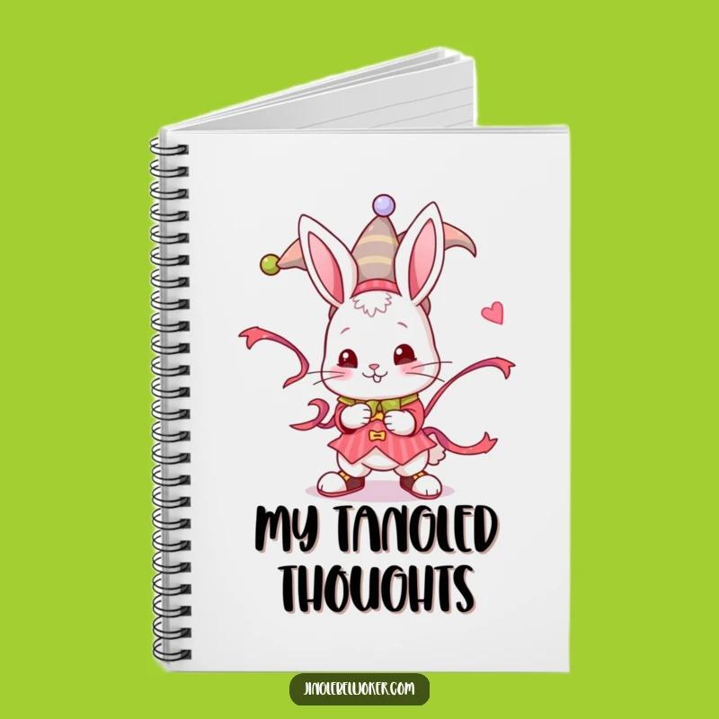 Funny Jester Bunny Notebook: Capture Your Playful Thoughts Gift