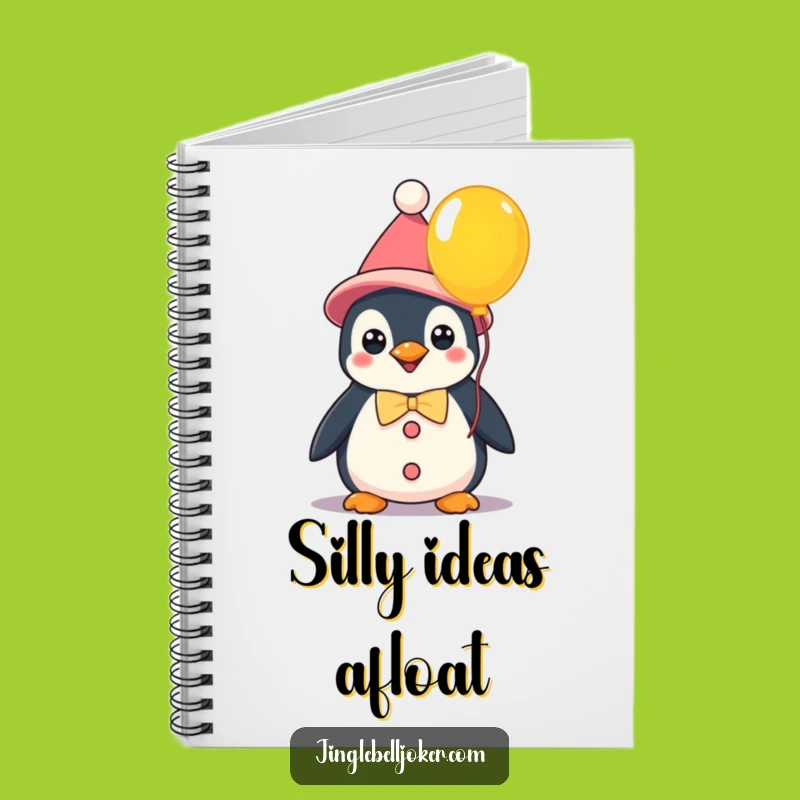 Funny Kawaii Clown Penguin Notebook: Balloon Ideas - Great Funny Gift!