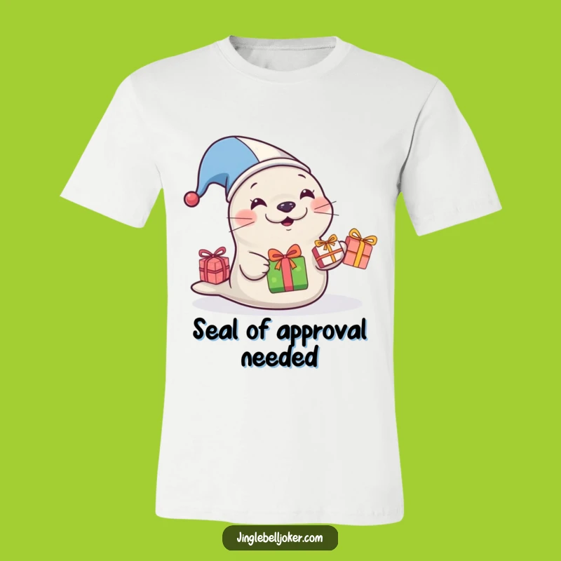 Funny Jester Seal T-Shirt: Hilarious Gift for Gift-Jugglers and Seal Fans!